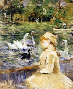 Jeune fille en bateau, 1884